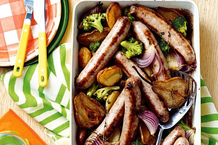 Sausage and Maple Pear Bake