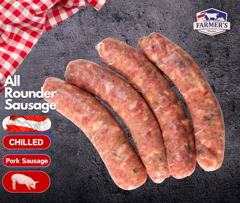 FRESH - Pure Pork All Day All Rounder Sausage, Approx 500g Pack