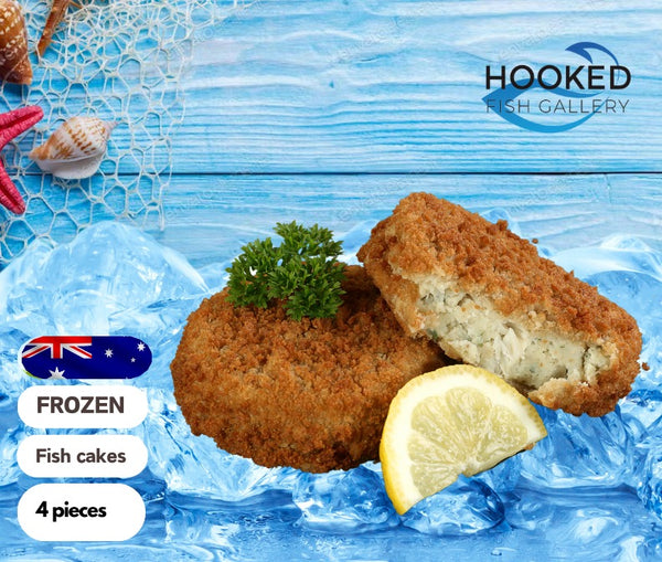 FROZEN NZ Crumbed 4 x Fish Cakes Farmers Market HK
