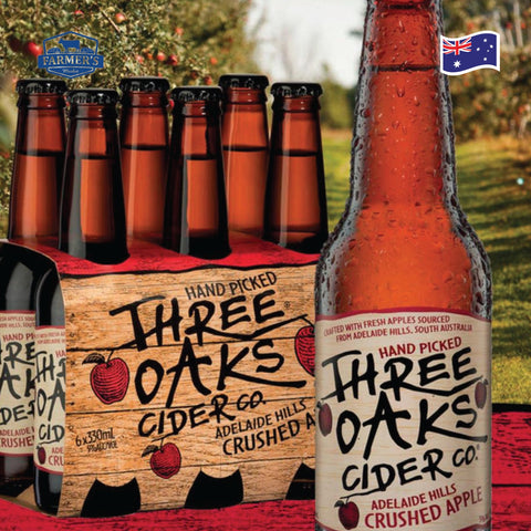 Three Oaks Apple Cider - 24 bottles x 330ml