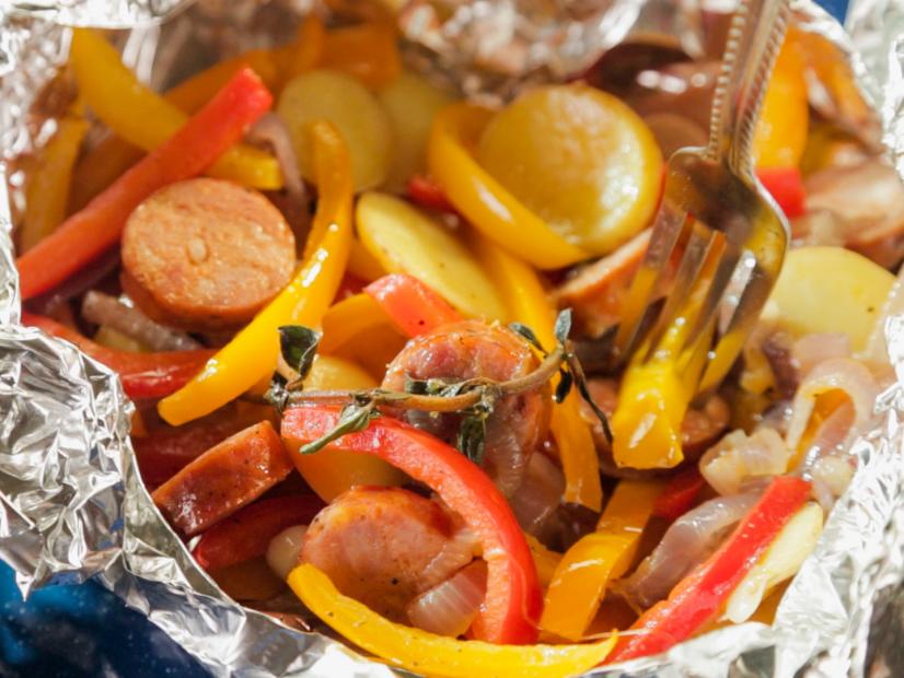Andouille Sausage and Pepper Pouch