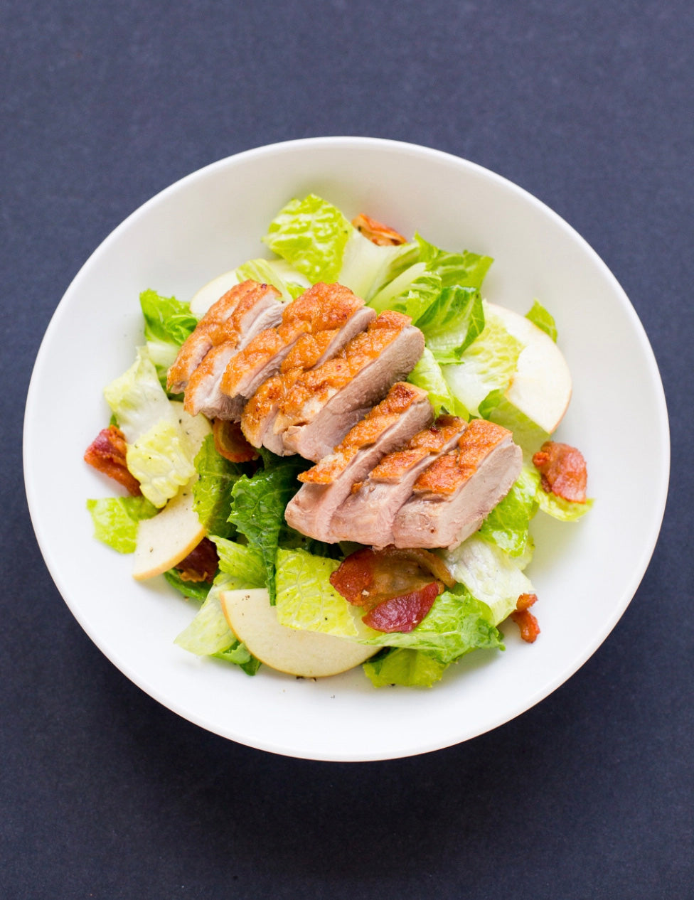 Apple, Bacon, and Duck Breast Salad