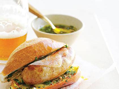 Argentine-Style Sausage Sandwiches