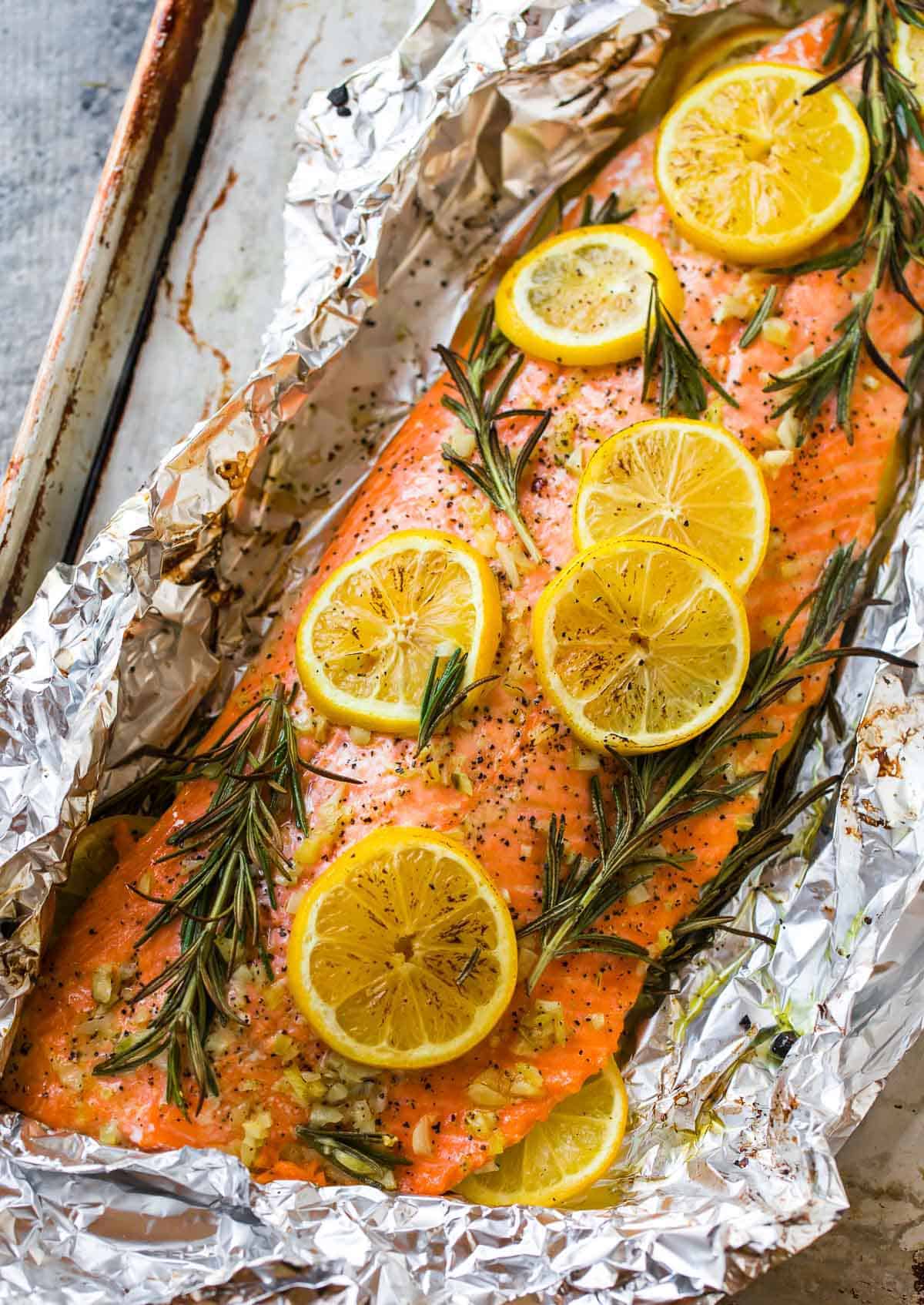 Baked Salmon in Foil