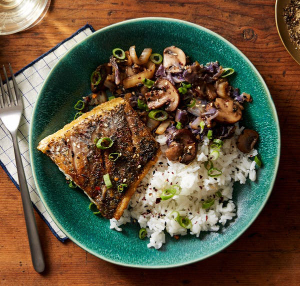 Barramundi & Mixed Mushrooms