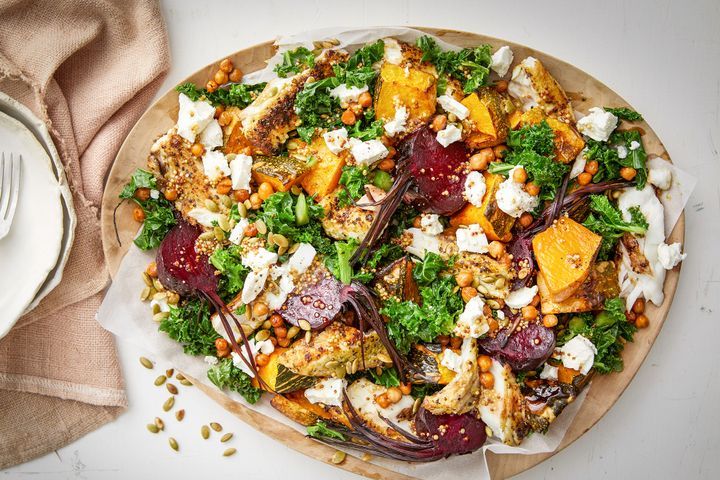 Barramundi and Pumpkin Salad