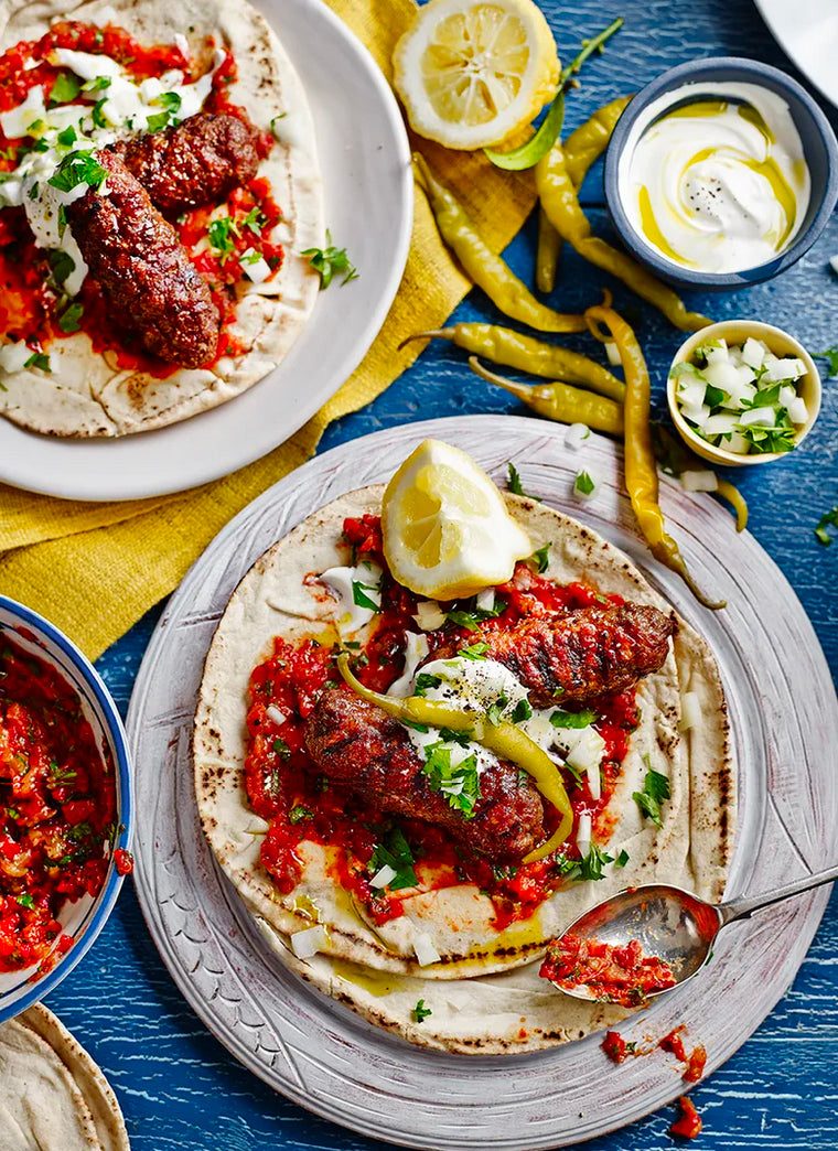 Cevapi with Ajvar