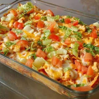 Cheesy Chicken Mexican Doritos Casserole