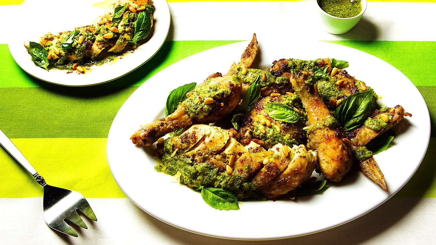 Chicken Genovese (Pesto-Roasted Chicken)