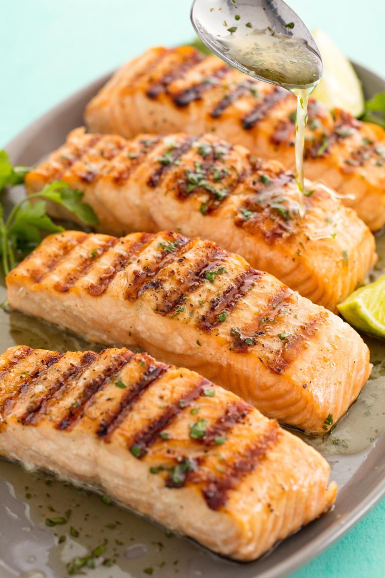 Cilantro Lime Grilled Salmon