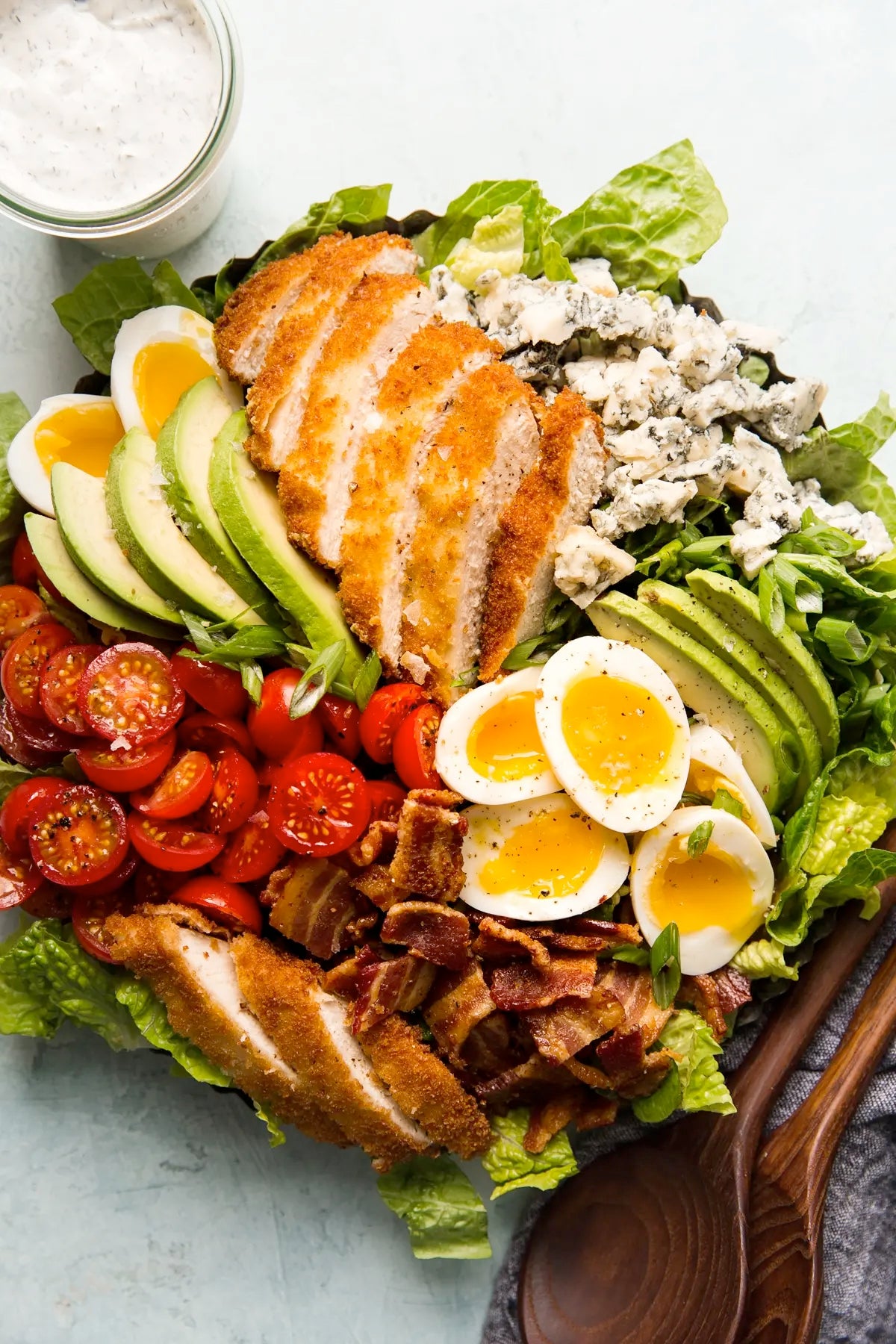 Classic Cobb Salad with Buttermilk Dressing