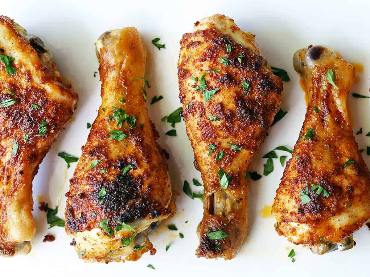 Crispy-Skinned Baked Chicken Drumsticks