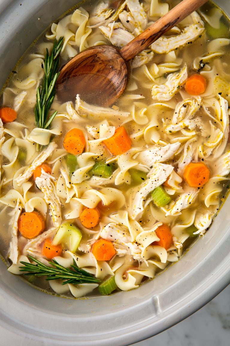 Crock-Pot Chicken Noodle Will Warm Up Your Whole Crew