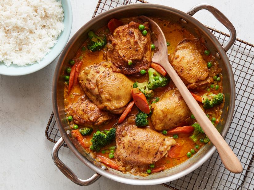 Curried Chicken Thighs