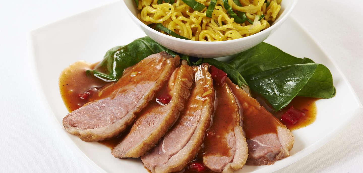 Duck Breast with a Tamarind & Ginger Sauce