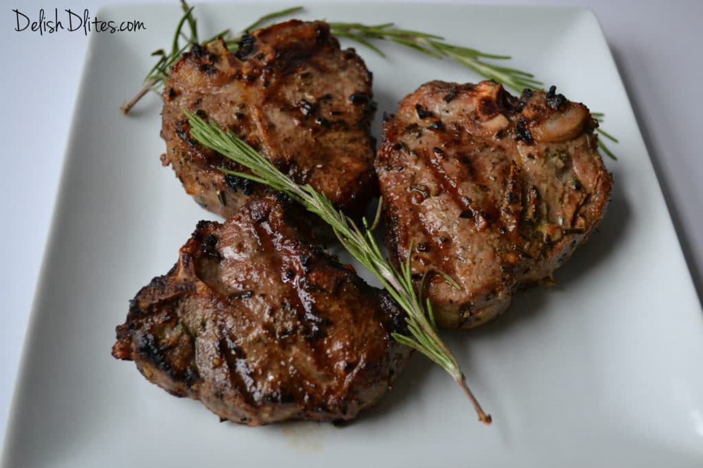 Garlic & Rosemary Grilled Lamb Chops