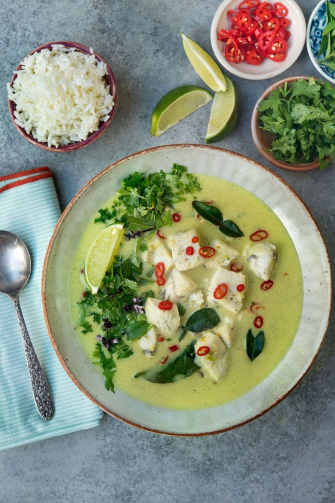 Green Thai Barramundi Curry