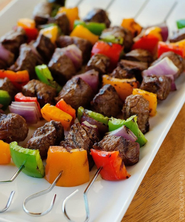 Grilled Steak Kebabs