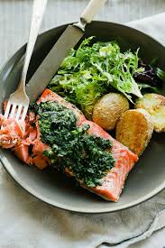 Herb-Roasted Salmon with Fingerling Potatoes