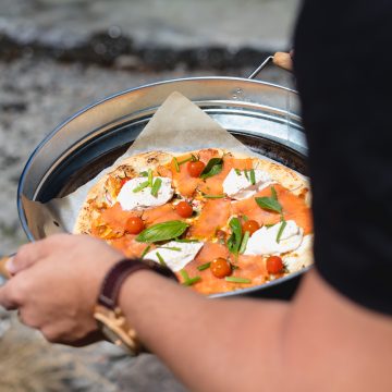 Huon Salmon Pizza by Massimo Mele