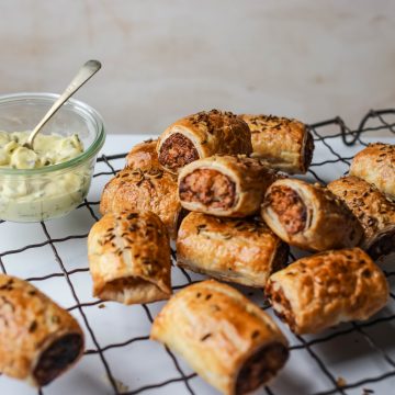 Huon Salmon Sausage Rolls