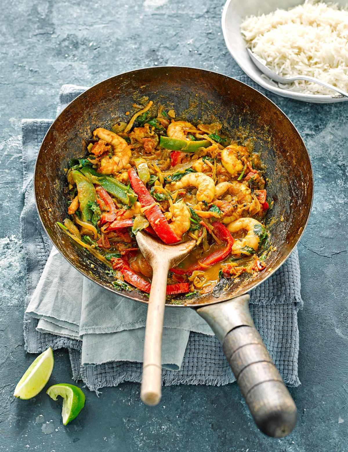 Indian Stir-Fried Prawns