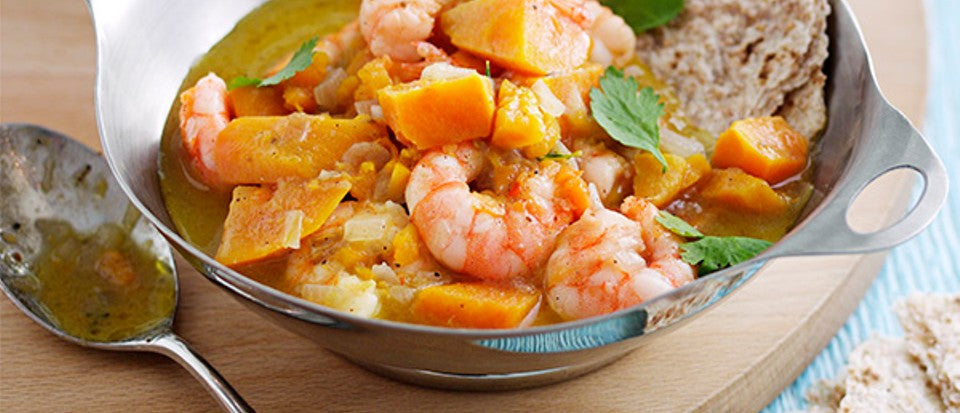 Jamaican Prawn and Sweet Potato Curry