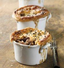 Lamb Mushroom and Beer Pot Pies