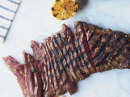 Lemon-and-Garlic-Marinated Flat Iron Steak