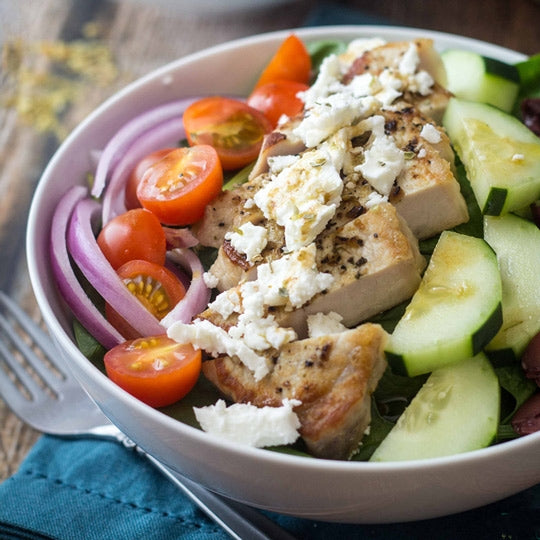 Mediterranean Pork Salad