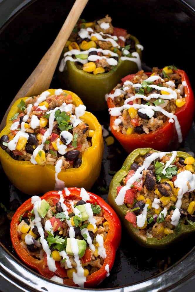 Mexican Stuffed Bell Peppers and Mince Beef
