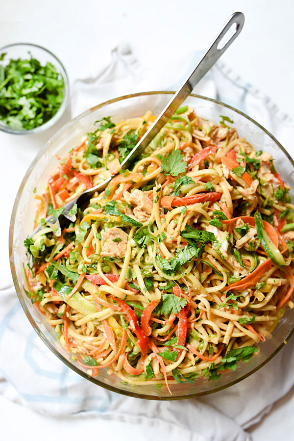 Peanut Noodles With Chicken