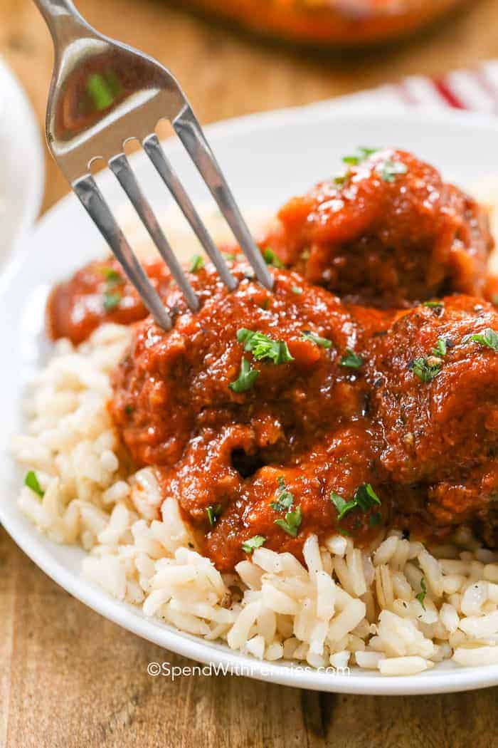 Porcupine Meatballs