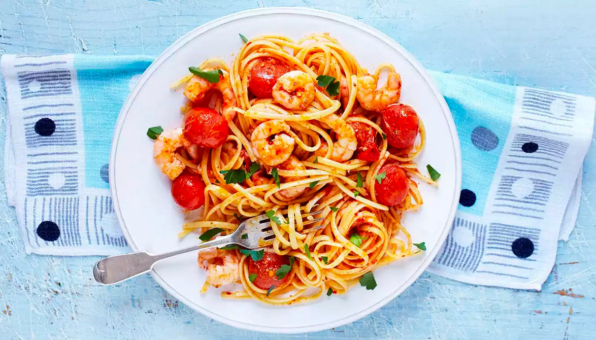 Prawn Linguine with ’nduja