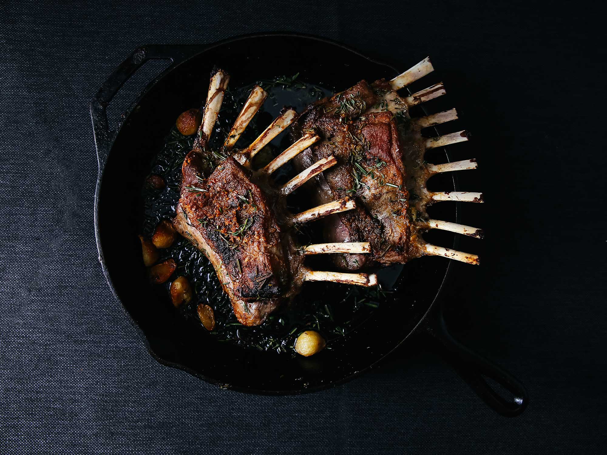 Rack of Lamb with Rosemary and Thyme