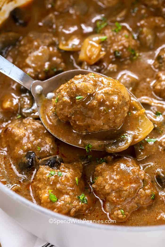 Salisbury Steak Meatballs