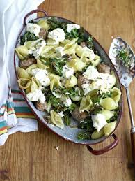 Sausage, Kale & Ricotta Bake