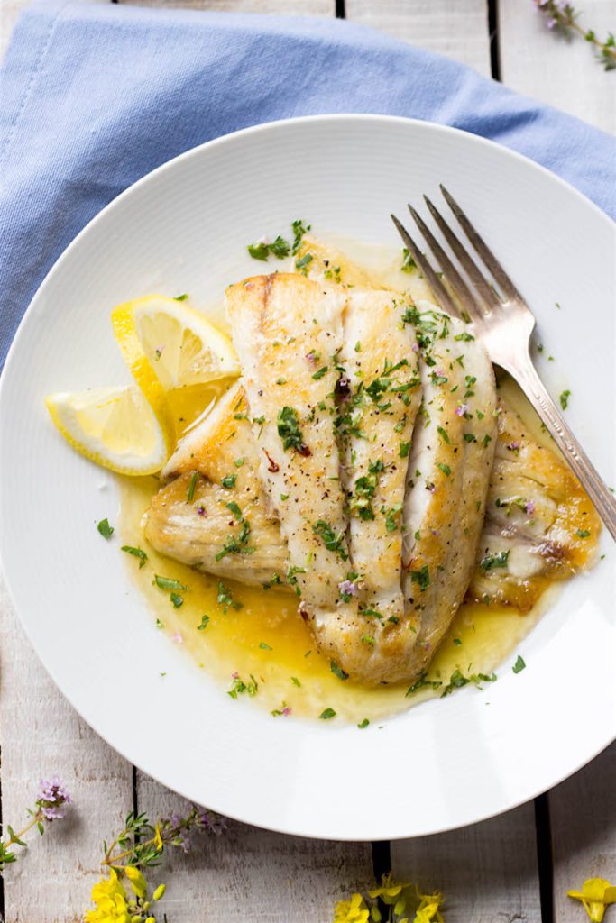 Sautéed Barramundi with Lemon Butter Sauce