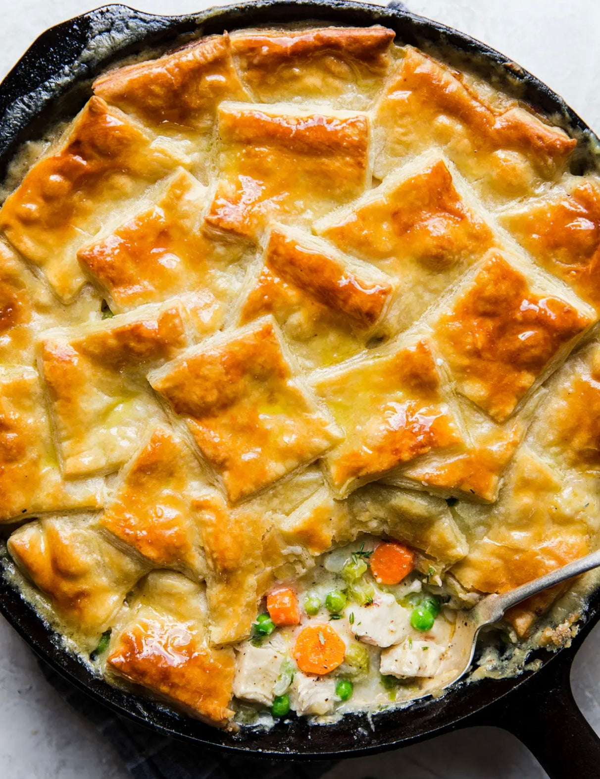 Skillet Chicken Pot Pie