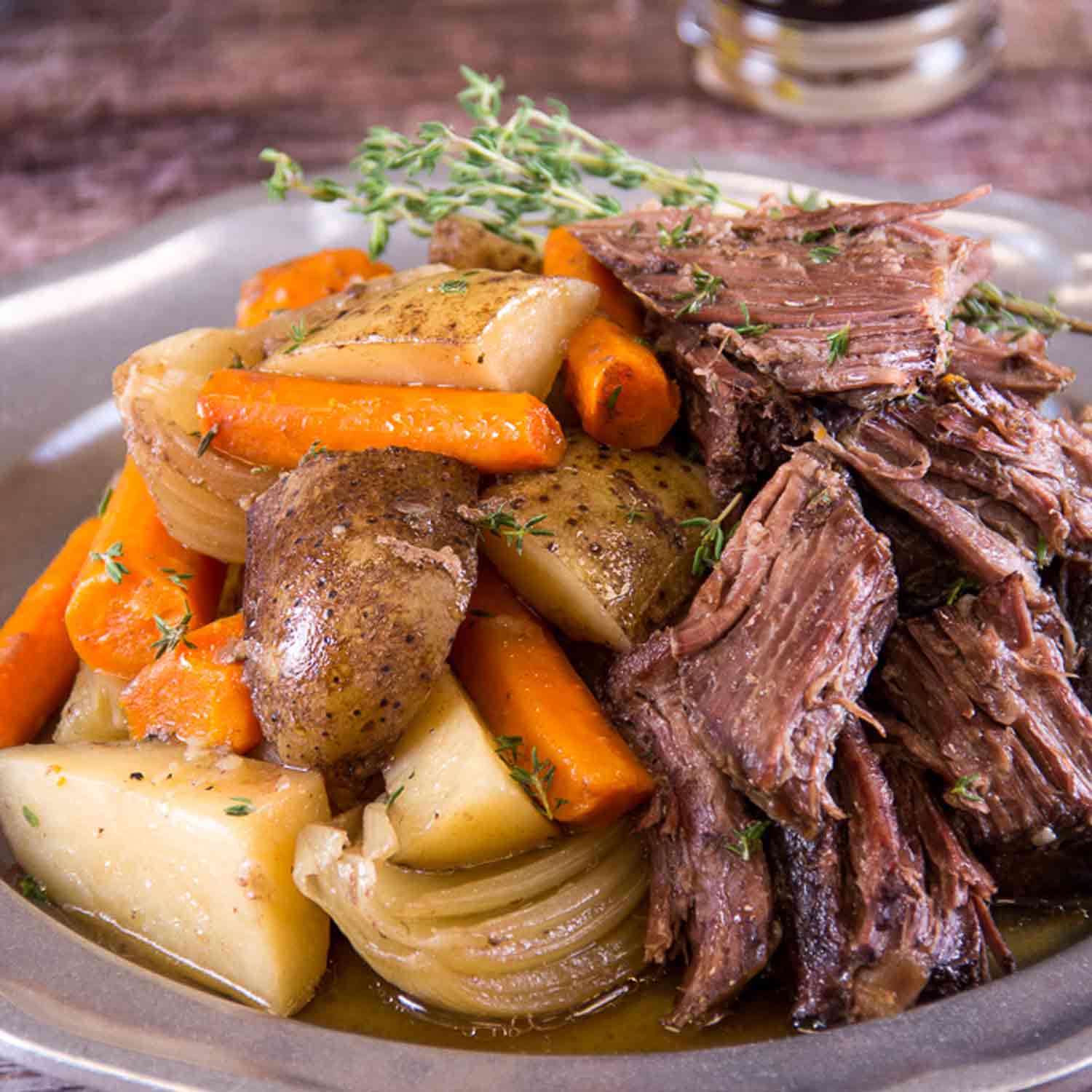 Slow Cooker Beef Pot