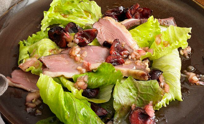 Smoked Duck & Cherry Salad