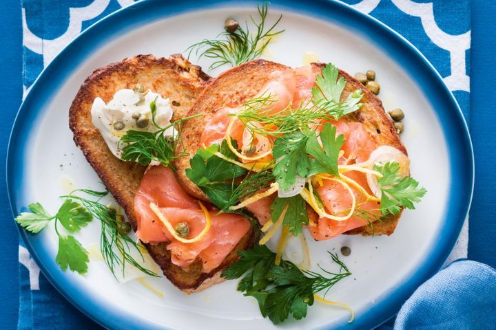 Smoked Salmon French Toast