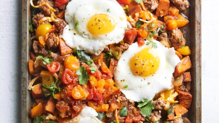 Southwestern Pork Sausage and Sweet Potato Hash