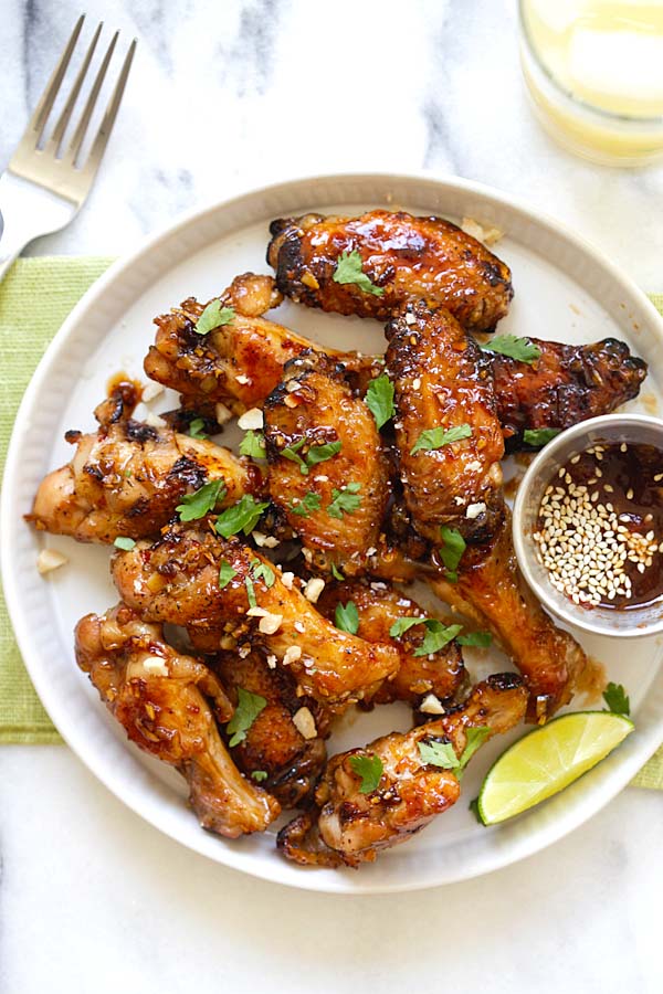 Sticky Asian Chicken Wings