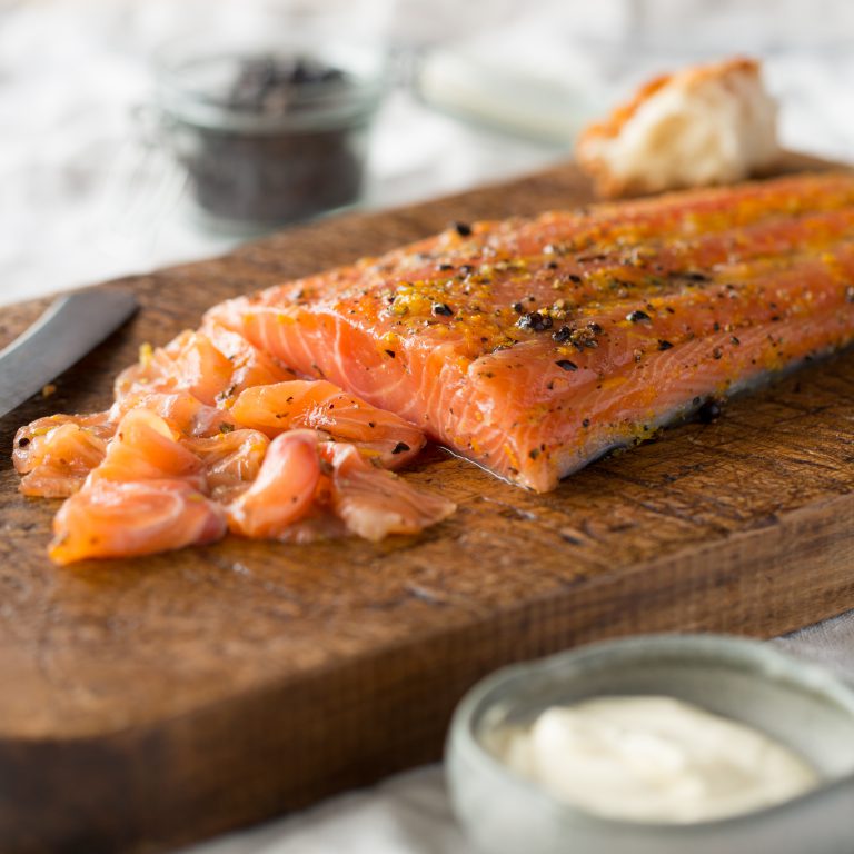 'Sugar and Spice' Cured Huon Salmon
