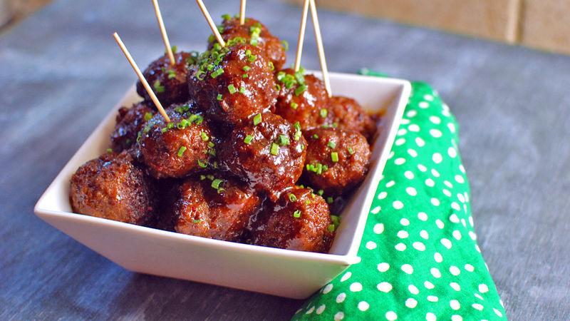 Sweet Brown Sugar BBQ Meatballs