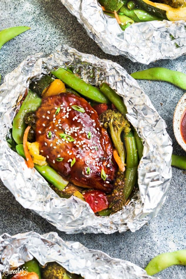 Teriyaki Chicken Foil Packets