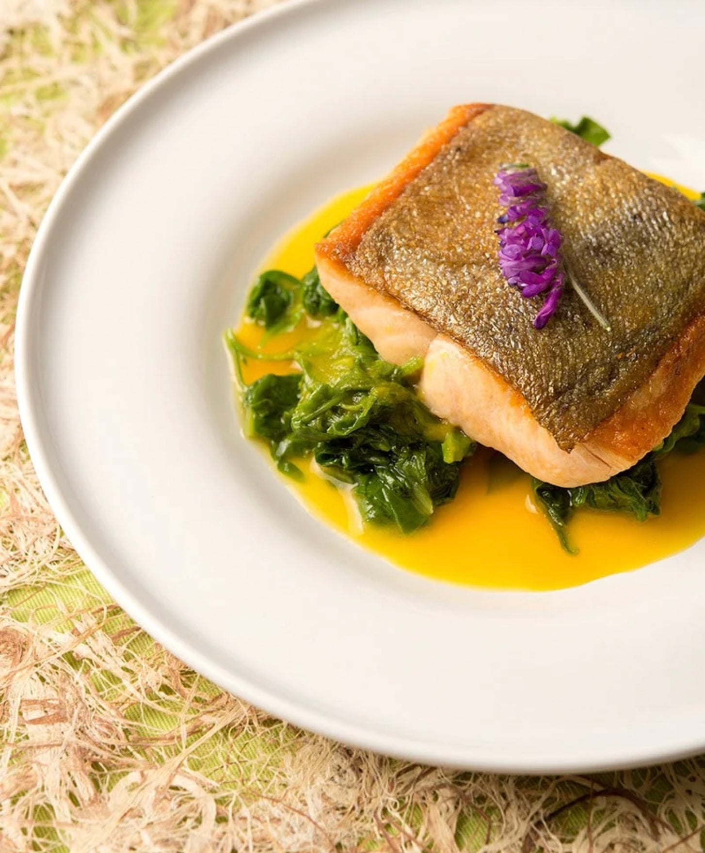 Trout with Orange-Saffron Sauce