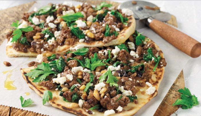 Turkish Style Lamb Flat Breads (lamb mice)