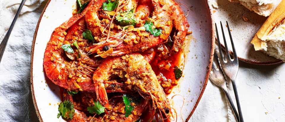Viet-Cajun Fried Prawns